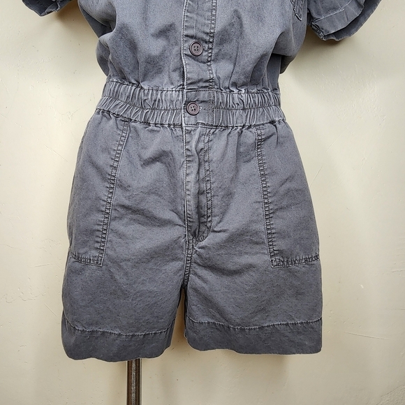 BLANKNYC Washed Black Boiler Romper Size Small - Picture 5 of 14